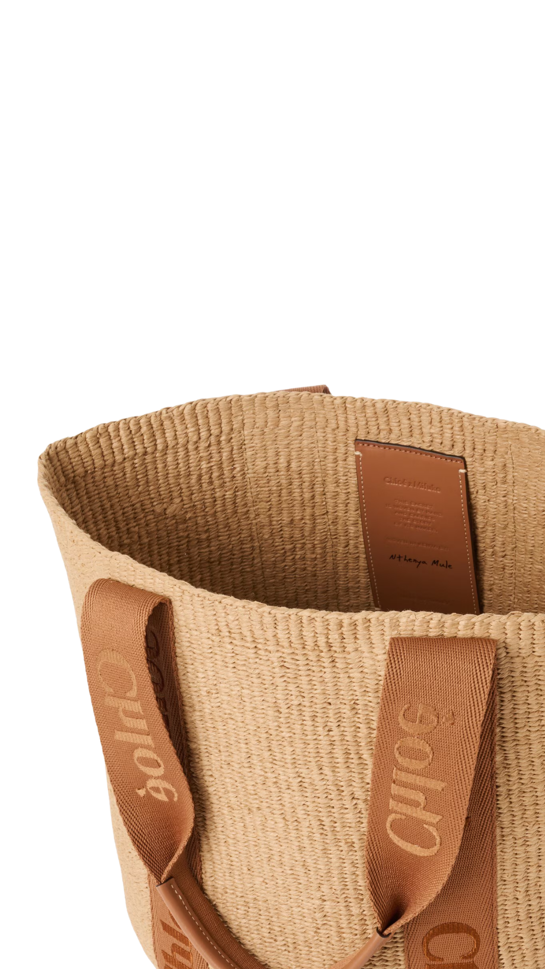 Large Woody Basket In Dusty Tan Natural Fibers