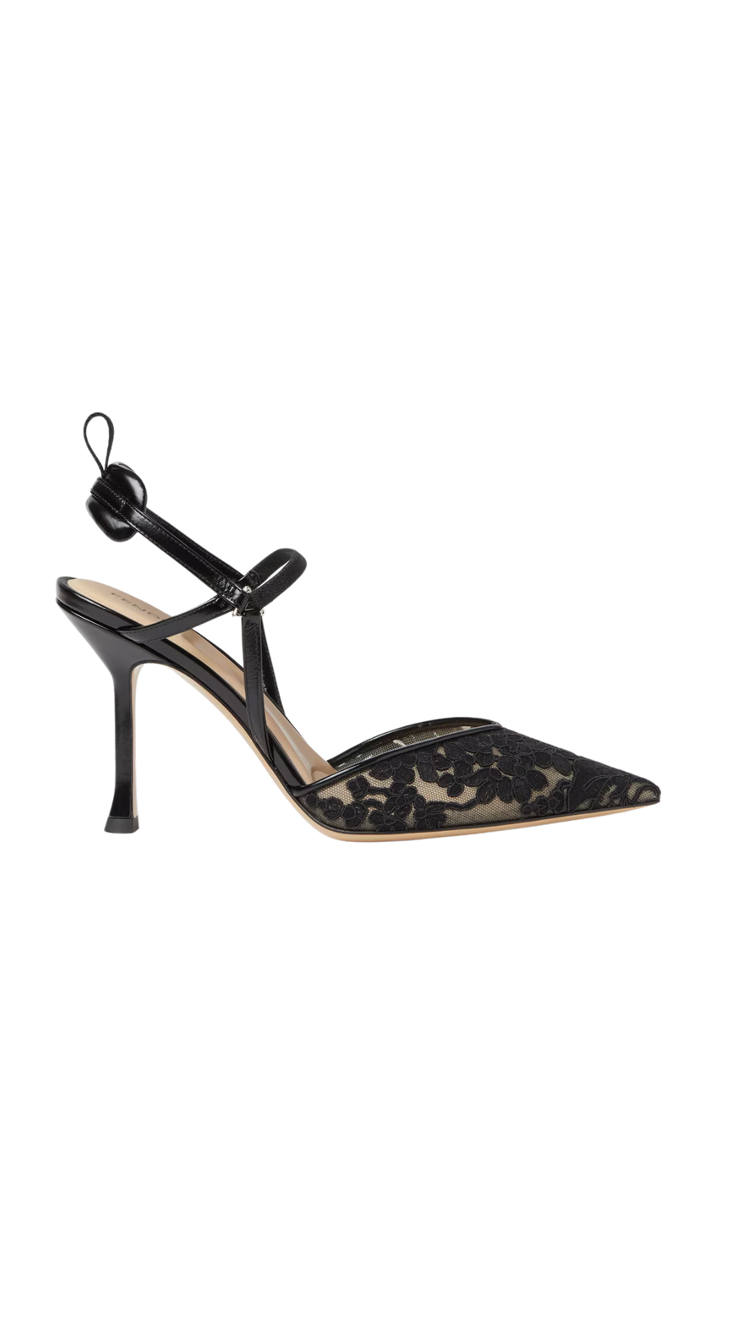 Very Colibrì Black tulle Hig-Heeled Slingbacks