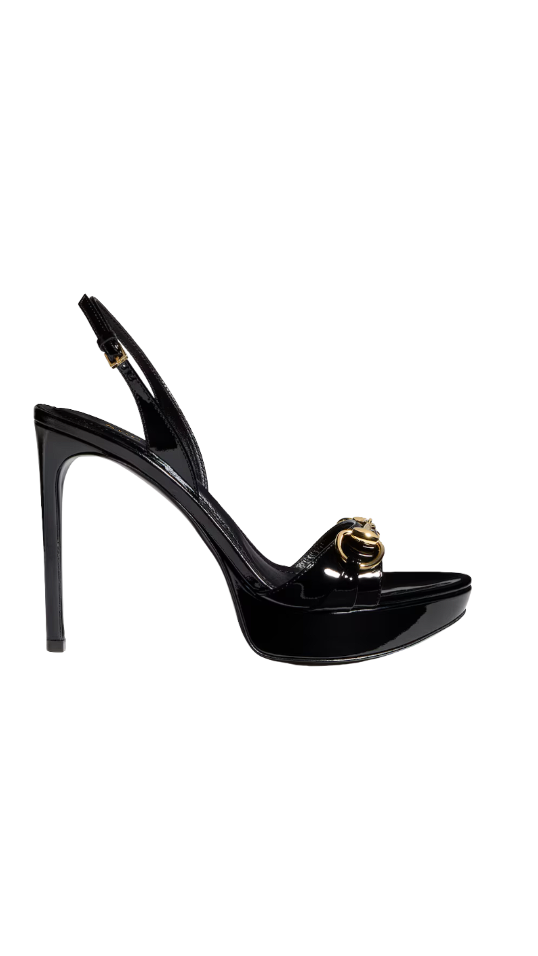 Donna Platform Sandal in Black