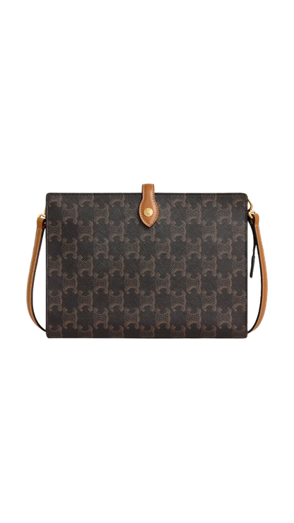 Small Note Book in Triomphe Canvas and Natural Calfskin