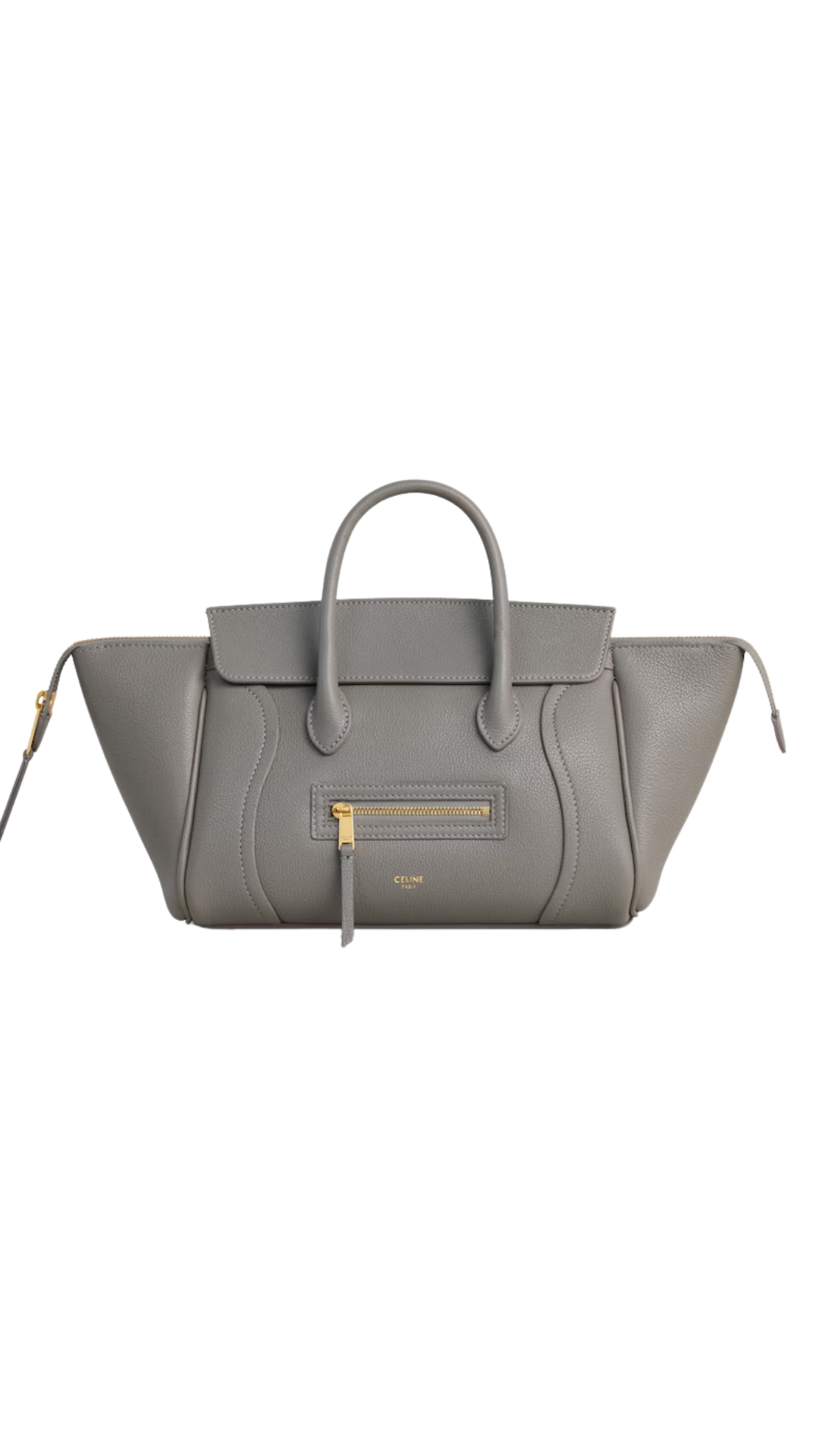 Little Luggage in Light Graphite Calfskin