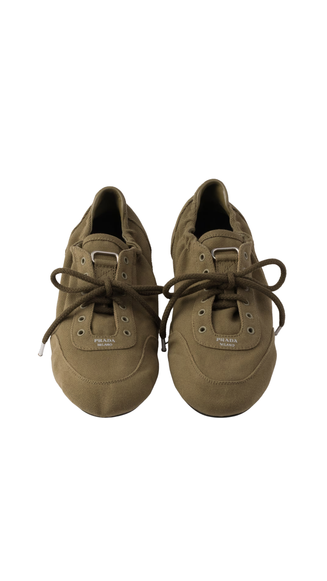 Collapse Canvas Sneakers in Military Green