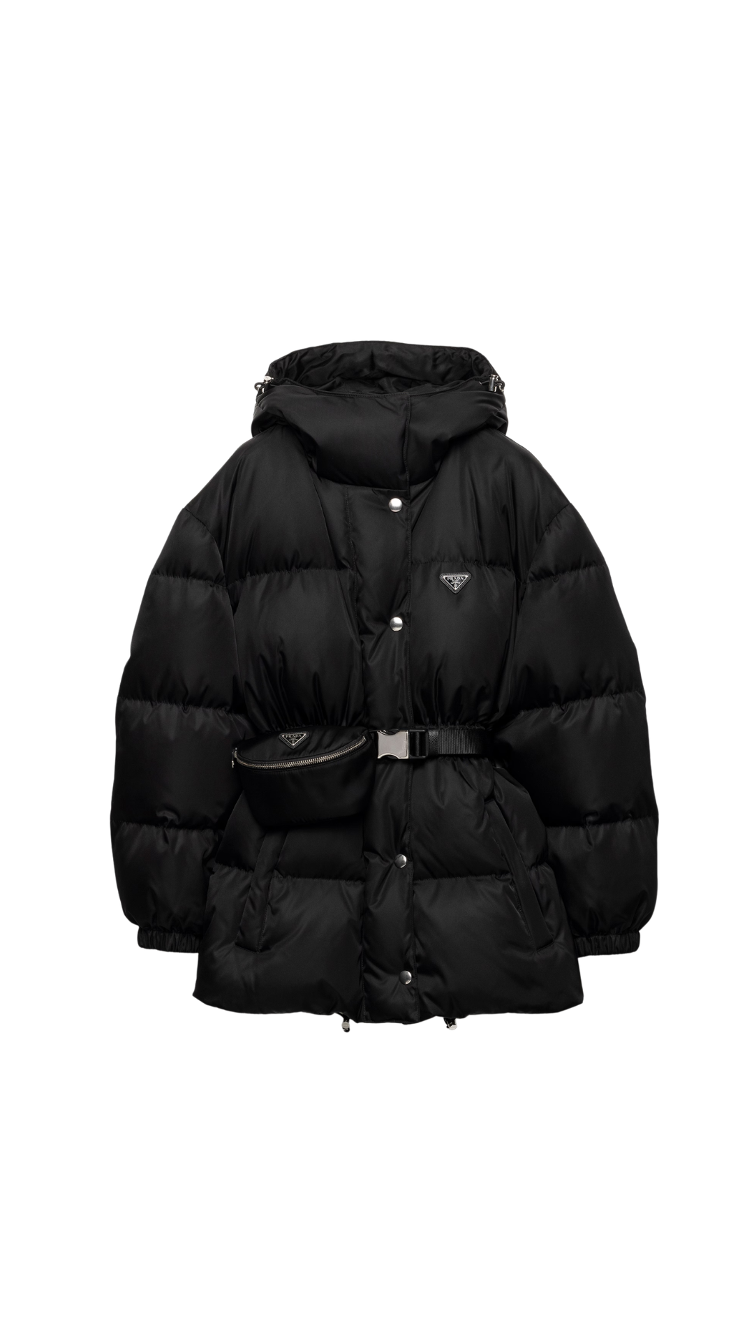 Re-Nylon Down Jacket in Black