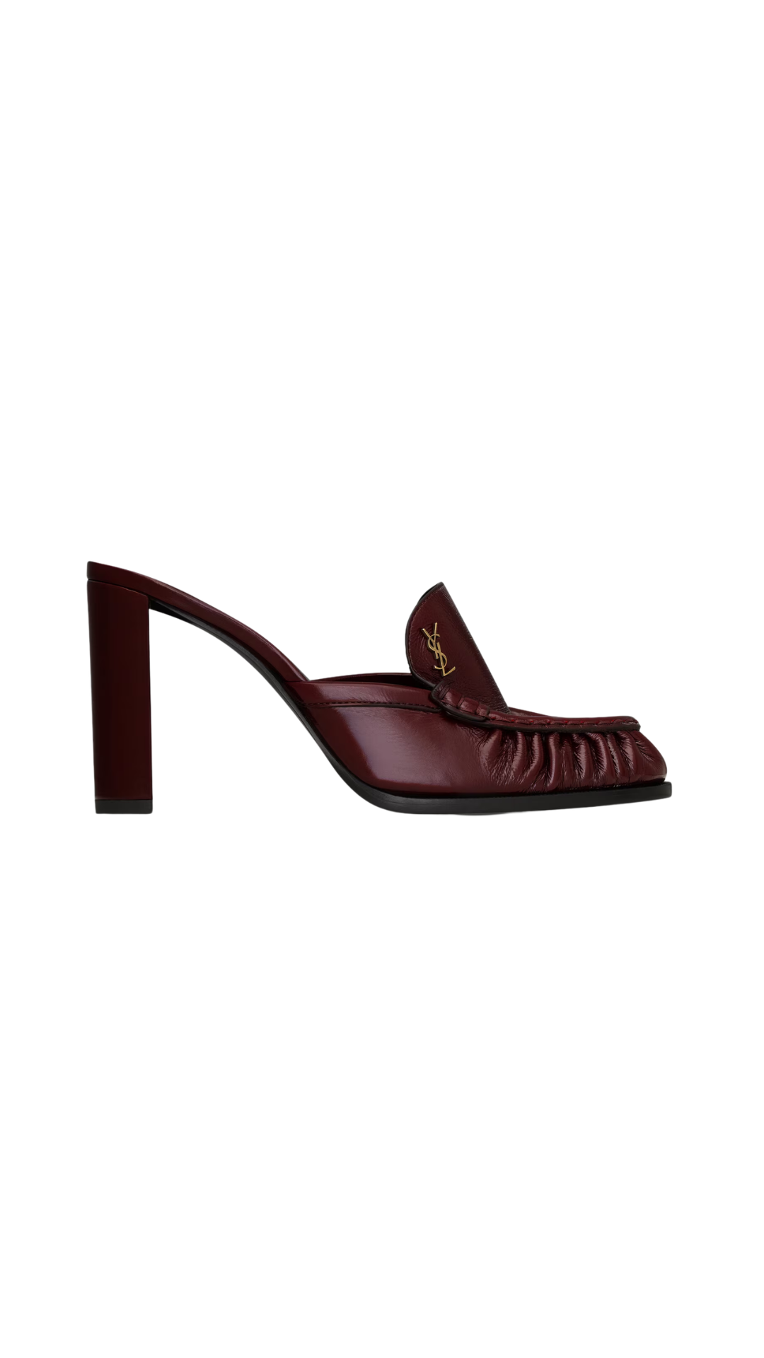 Le Loafer Mules in Vintage Bordeaux Smooth Leather