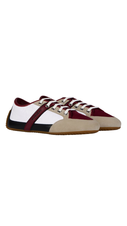 Slim Sneaker in Nylon and Suede