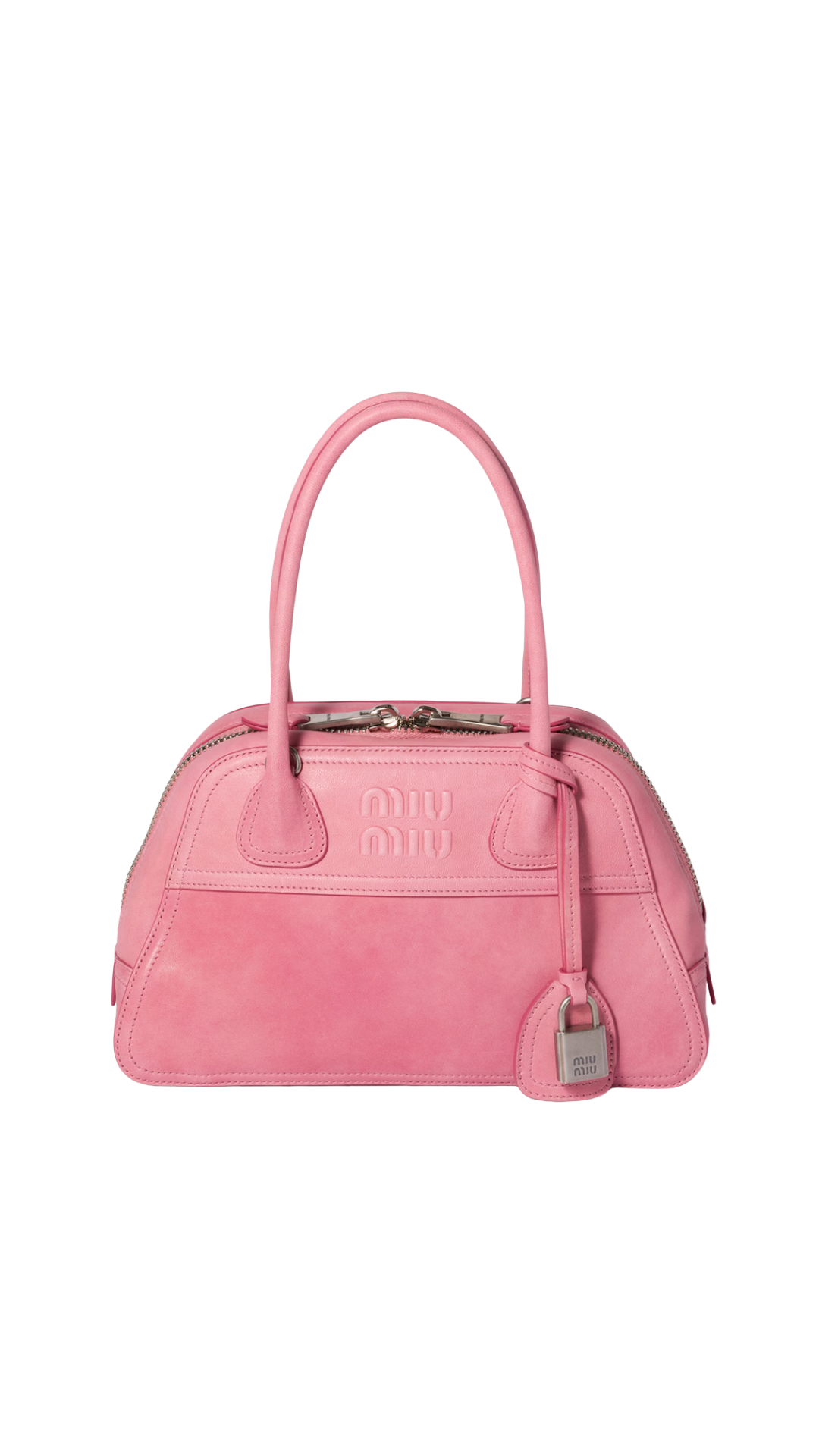 Vivant Nappa Leather Bag in Begonia Pink