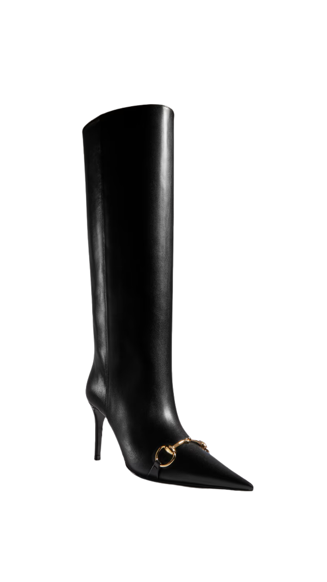 Donna Slip-on Boot in Black Leather