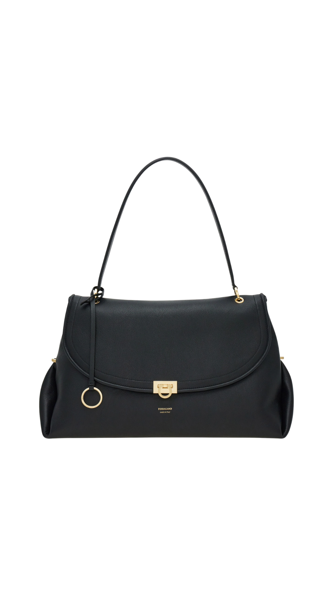 Ferragamo Sofia 2026 Shoulder Bag (L) in Black