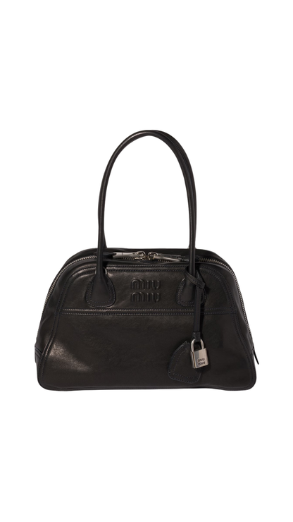 Vivant Nappa Leather Bag in Black