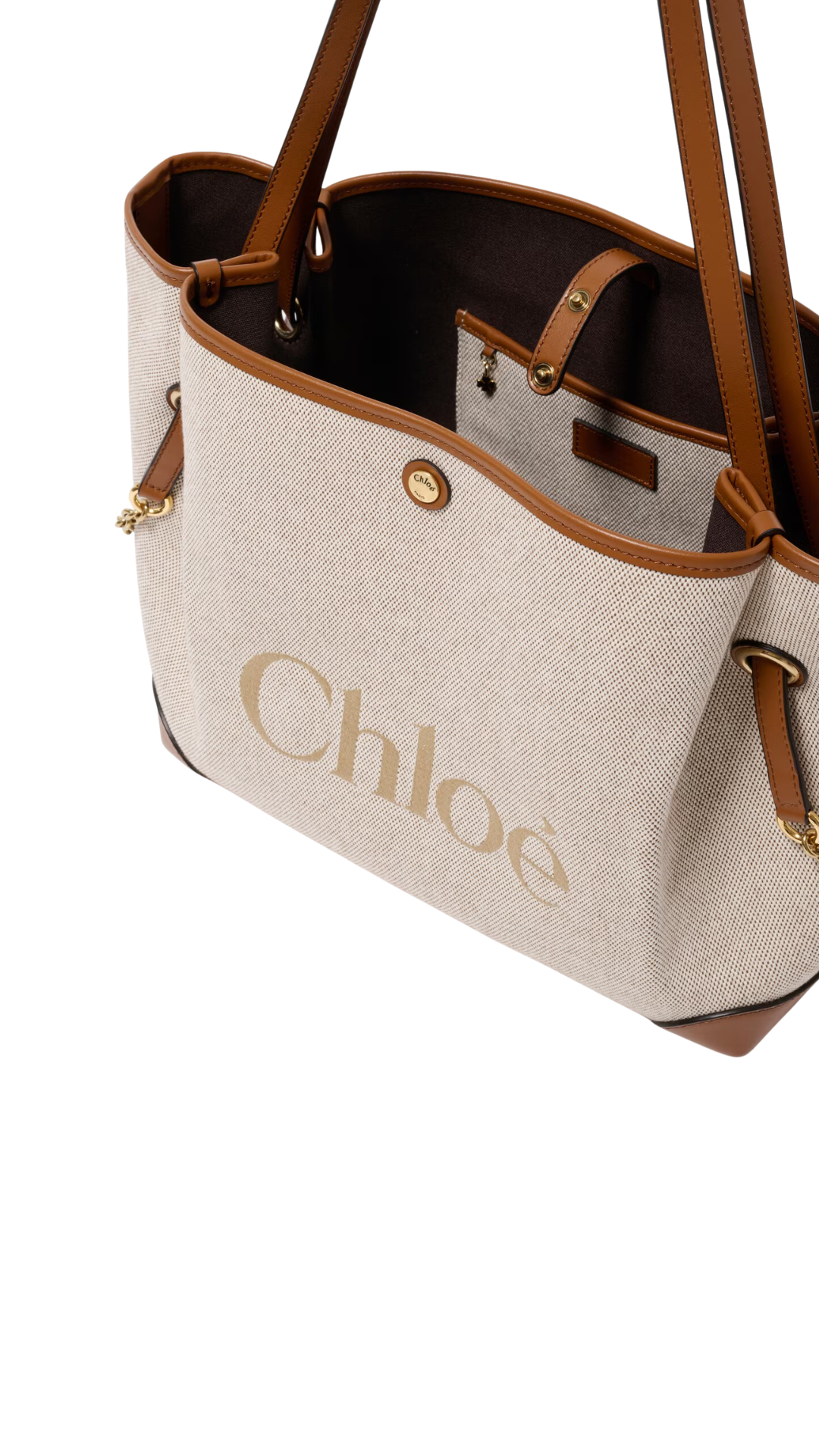 Clover Double Carry Bag in Clay Brown Canvas