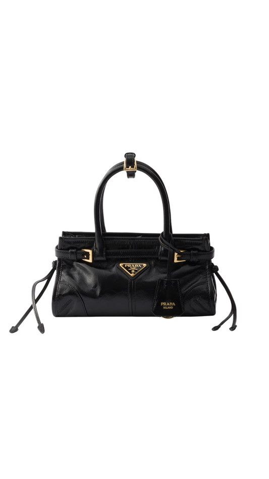 Bonnie Leather Mini-Bag in Black