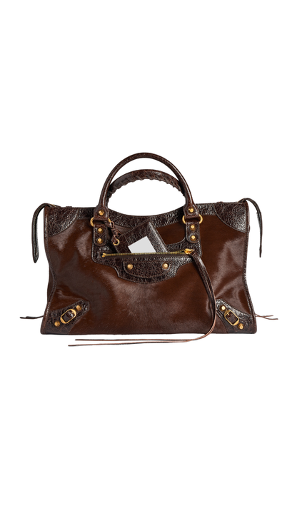 Women's Le City Bag Medium in Brown
