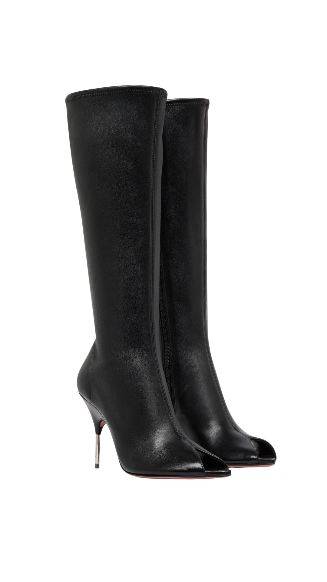 Bruna Stretch Boot 95 Black Stretch Nappa
