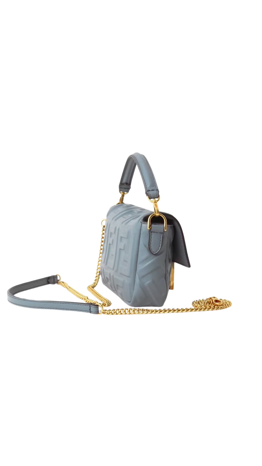 Baguette® Mini in Mercury Blue Leather Bag