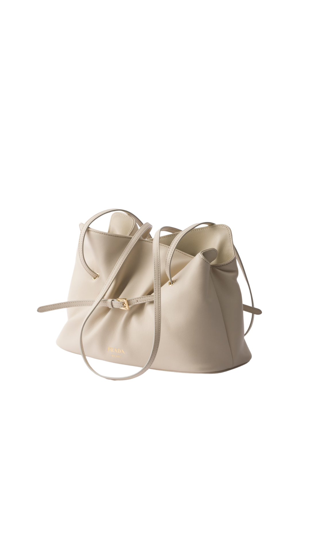 Dada Small Nappa Leather Bag in Ivory