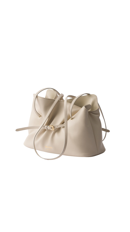 Dada Small Nappa Leather Bag in Ivory
