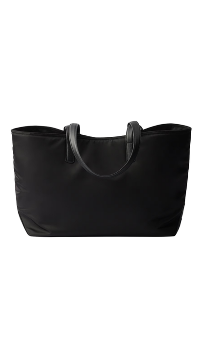 Prada Re-Edition 1978 Medium Re-Nylon and Saffiano Leather Tote Bag in Black