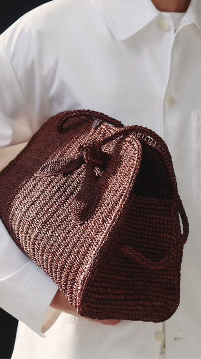 The Raffia Turismo in Brown
