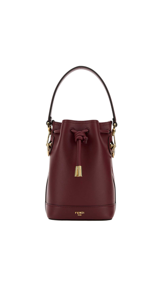 Mon Tresor Burgundy Leather Mini-Bag