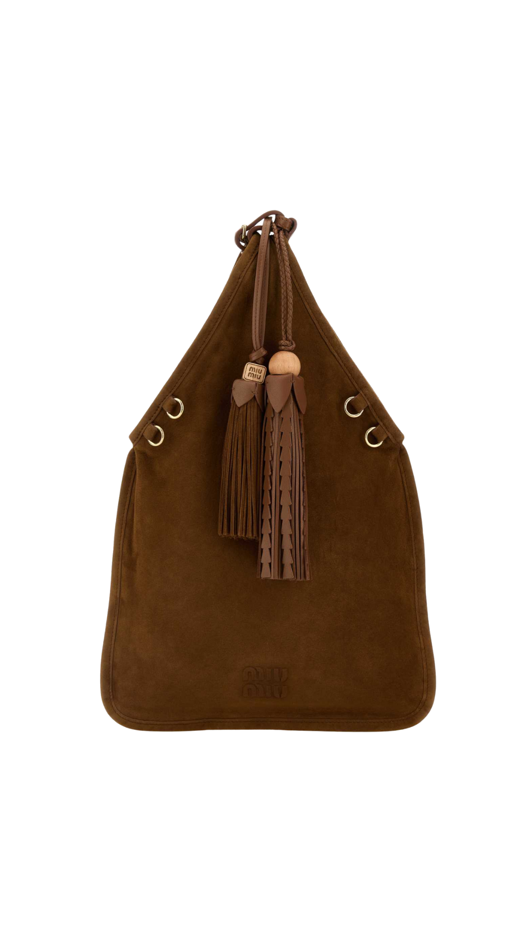 Suede Bag in Brown
