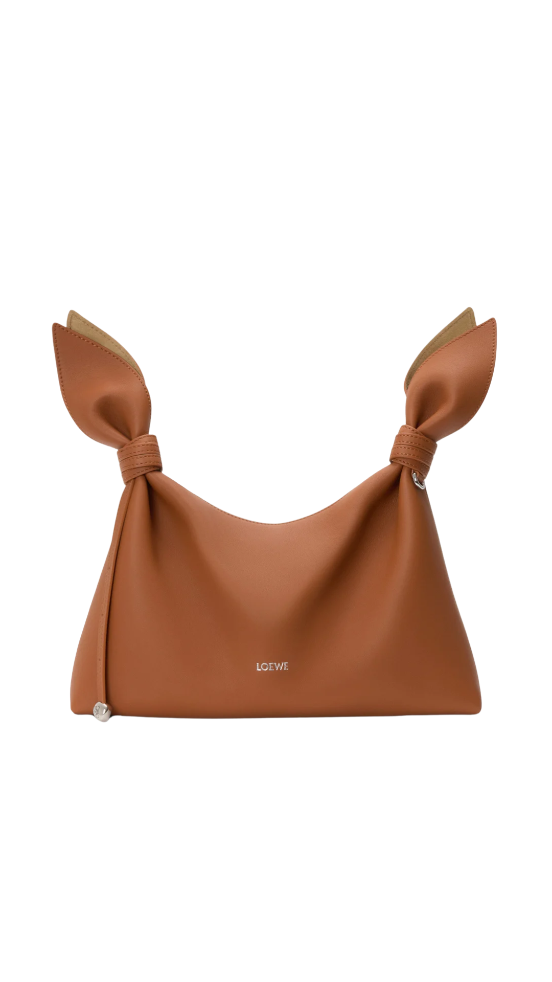 Medium Scarf Bag in Squirrel Smooth Calfskin