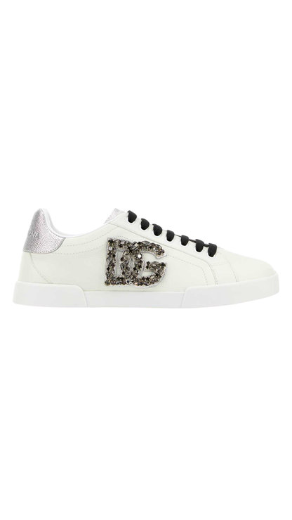 Ice Leather Sneakers in White
