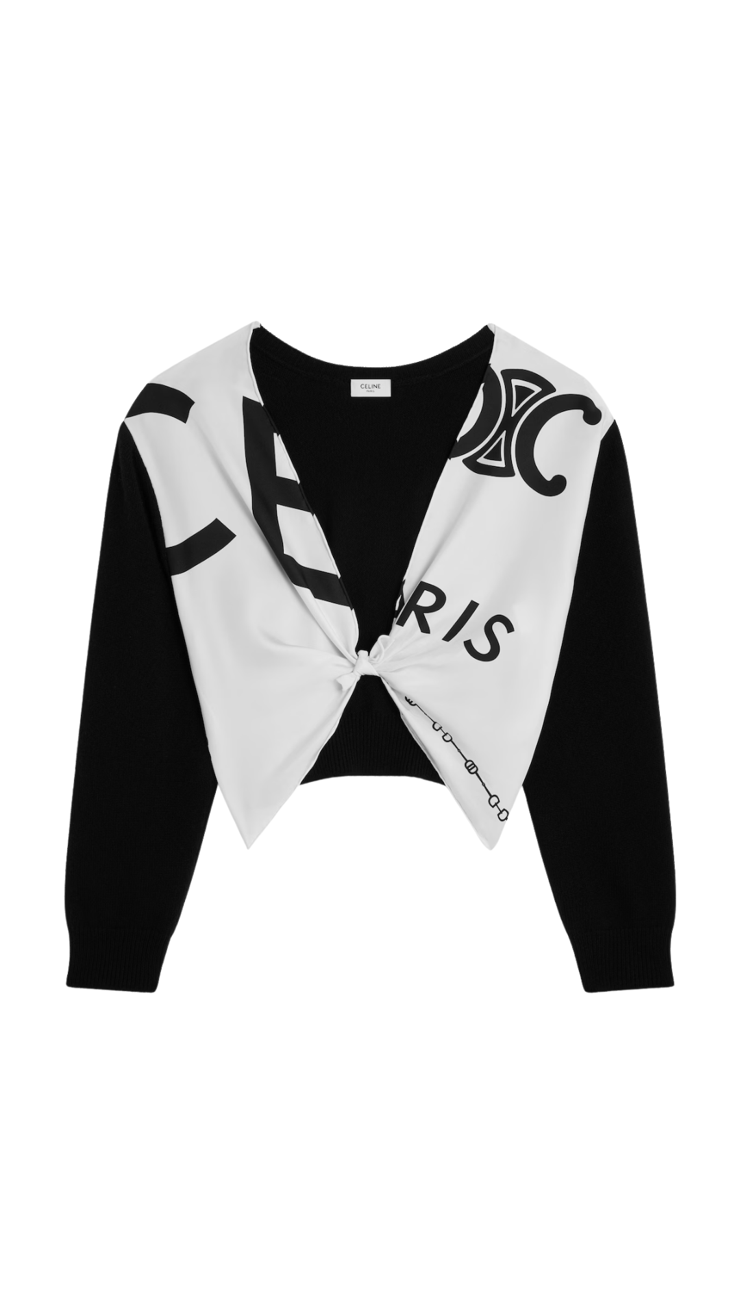 Cardigan in Black Fine Wool