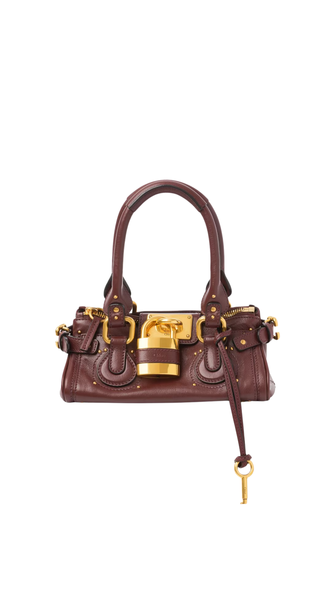 Small Paddington Bag in Crafty Brown Grained Leather