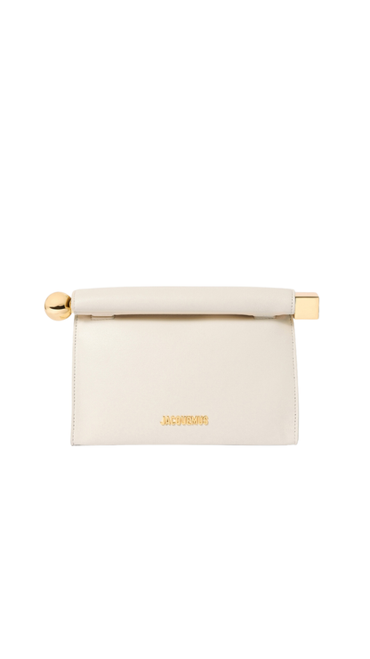 The Rond Carré bag in Light Ivory