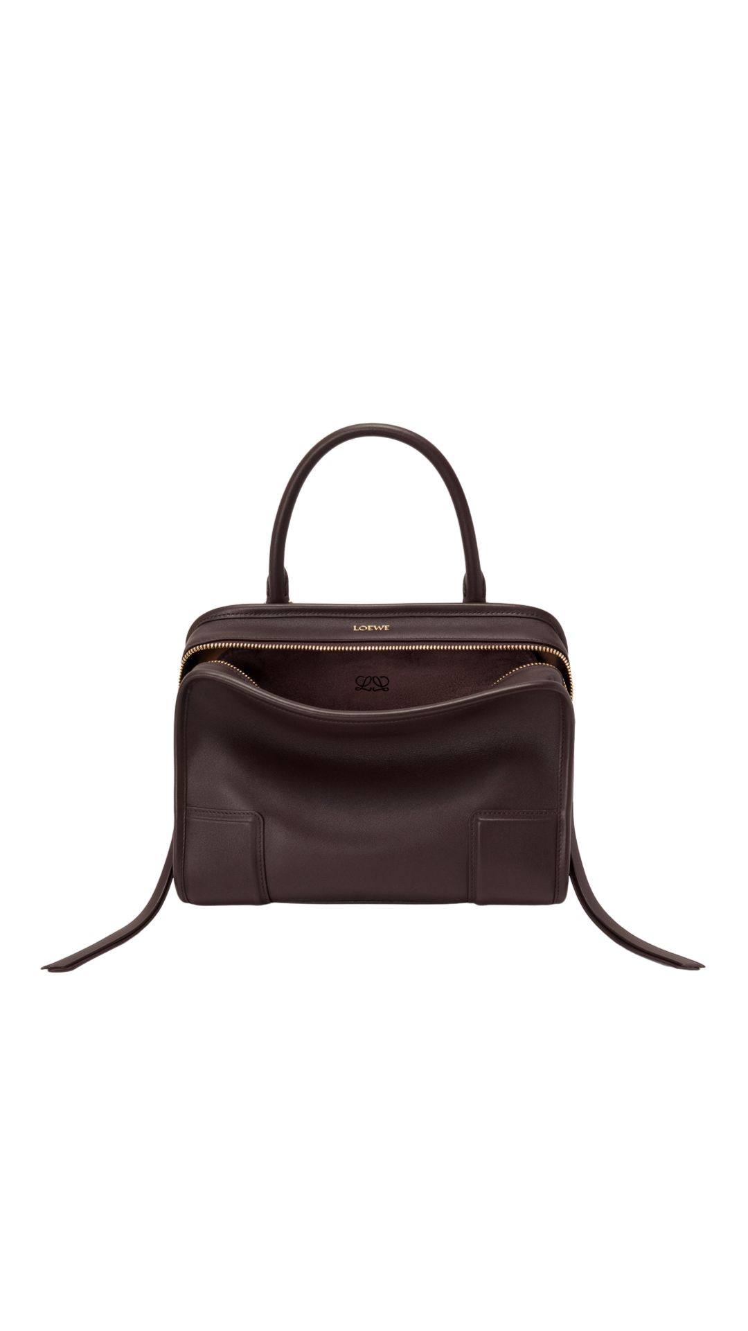 Small Amazona 180 Bag in Dark Chestnut Soft Calfskin