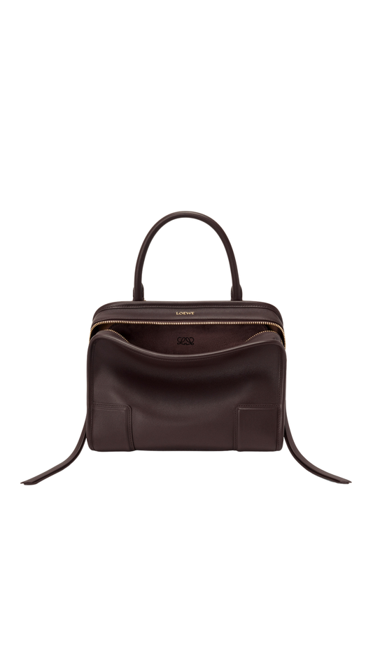 Small Amazona 180 Bag in Dark Chestnut Soft Calfskin