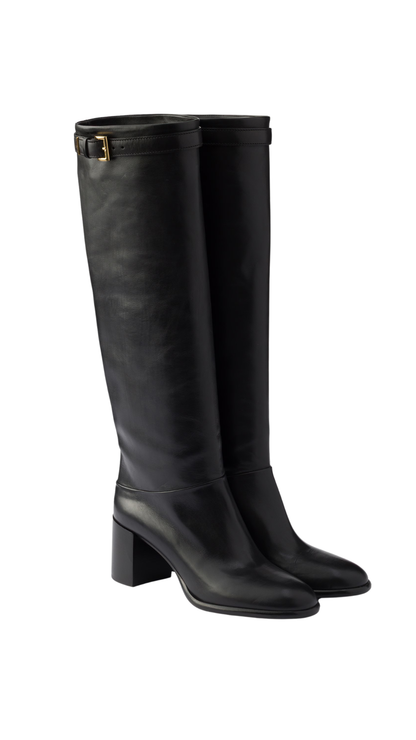 Leather Boots in Black
