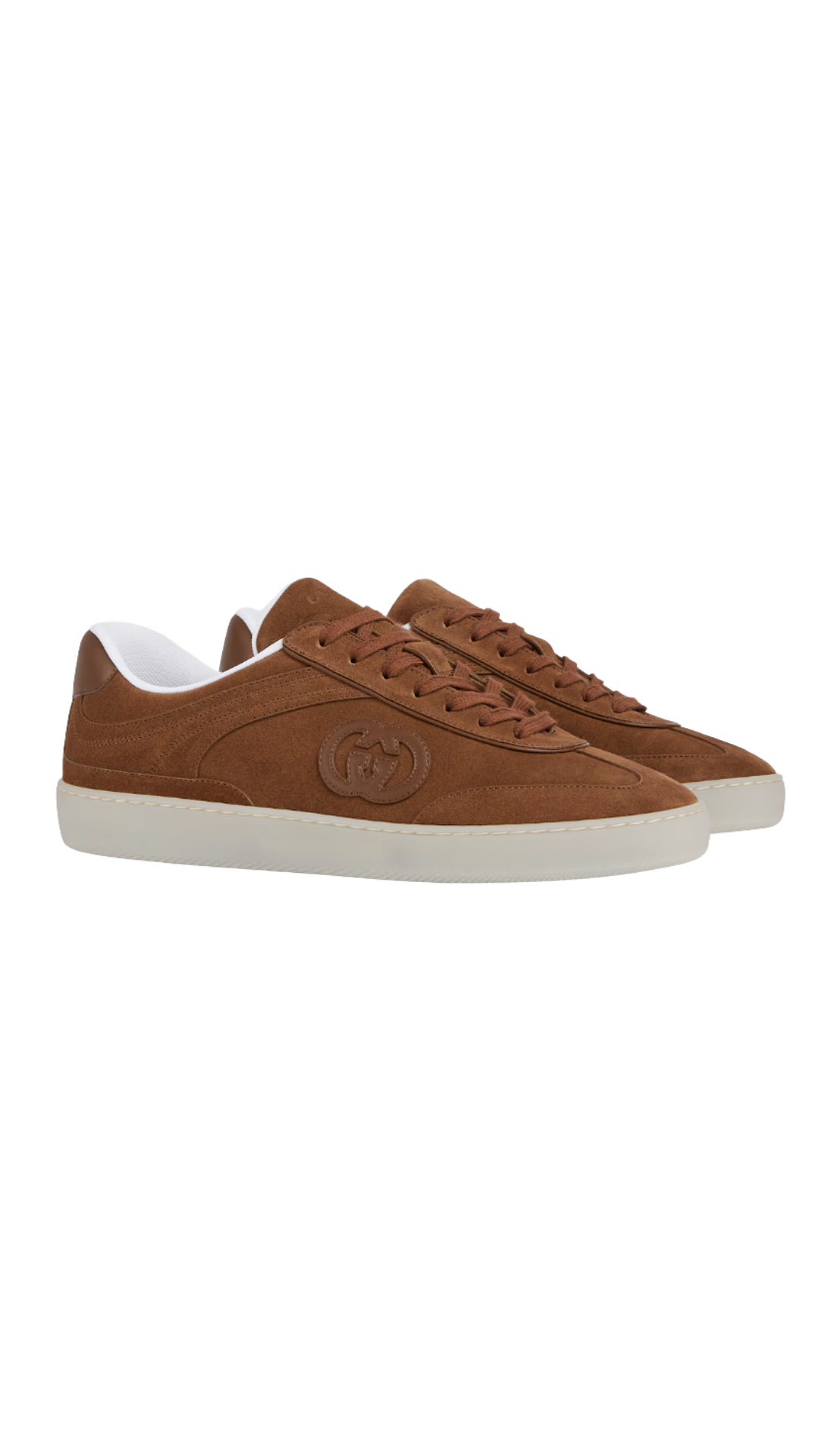 Men's G75 Sneaker in Light Brown Suede