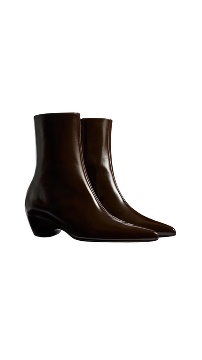 Sybil Ankle Boot in Cacao
