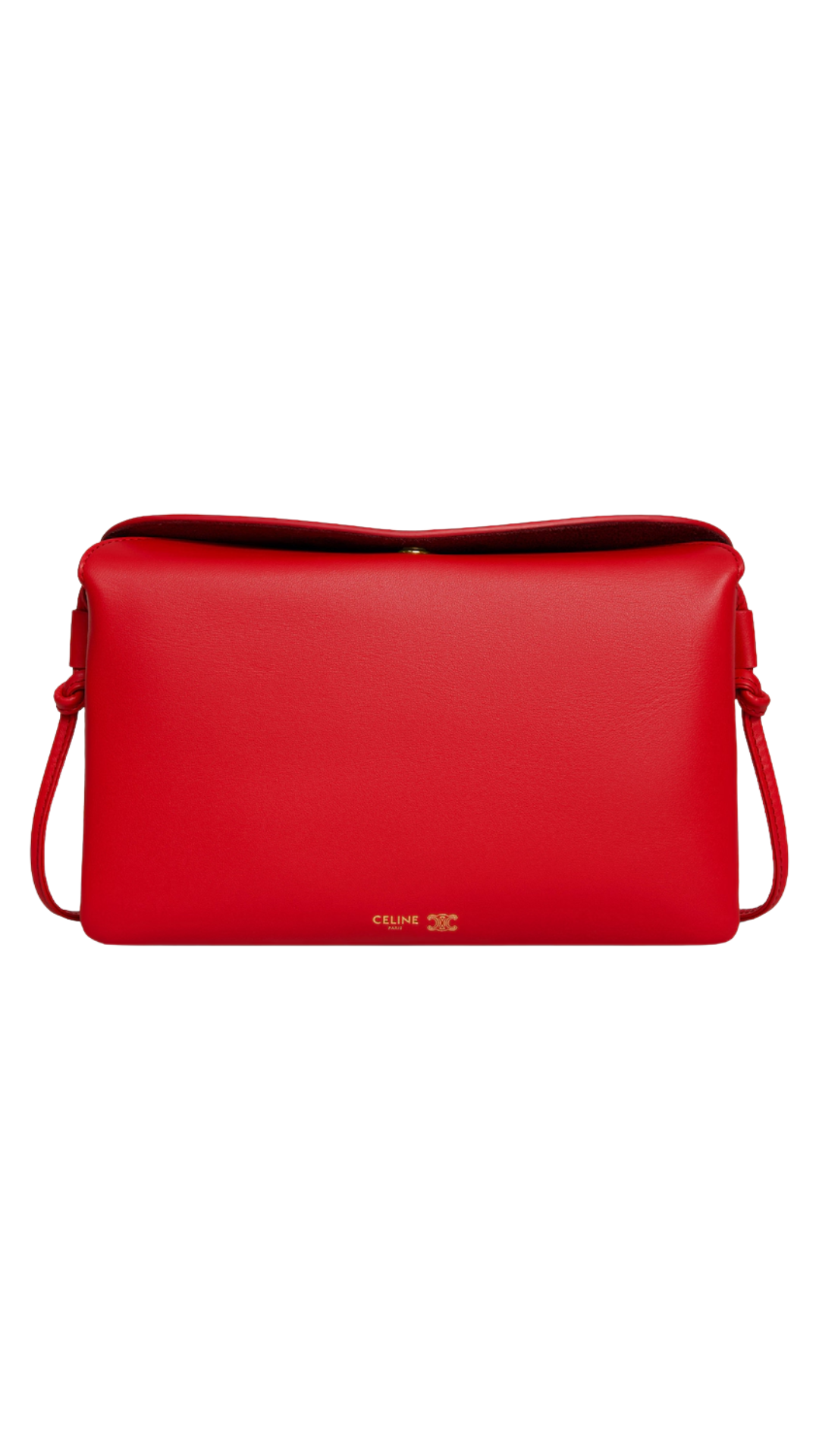 Trio Flap in Smooth Lambskin in Ultra Red