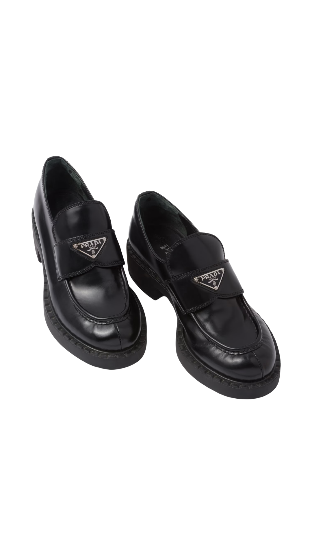 Brushed Leather Loafers