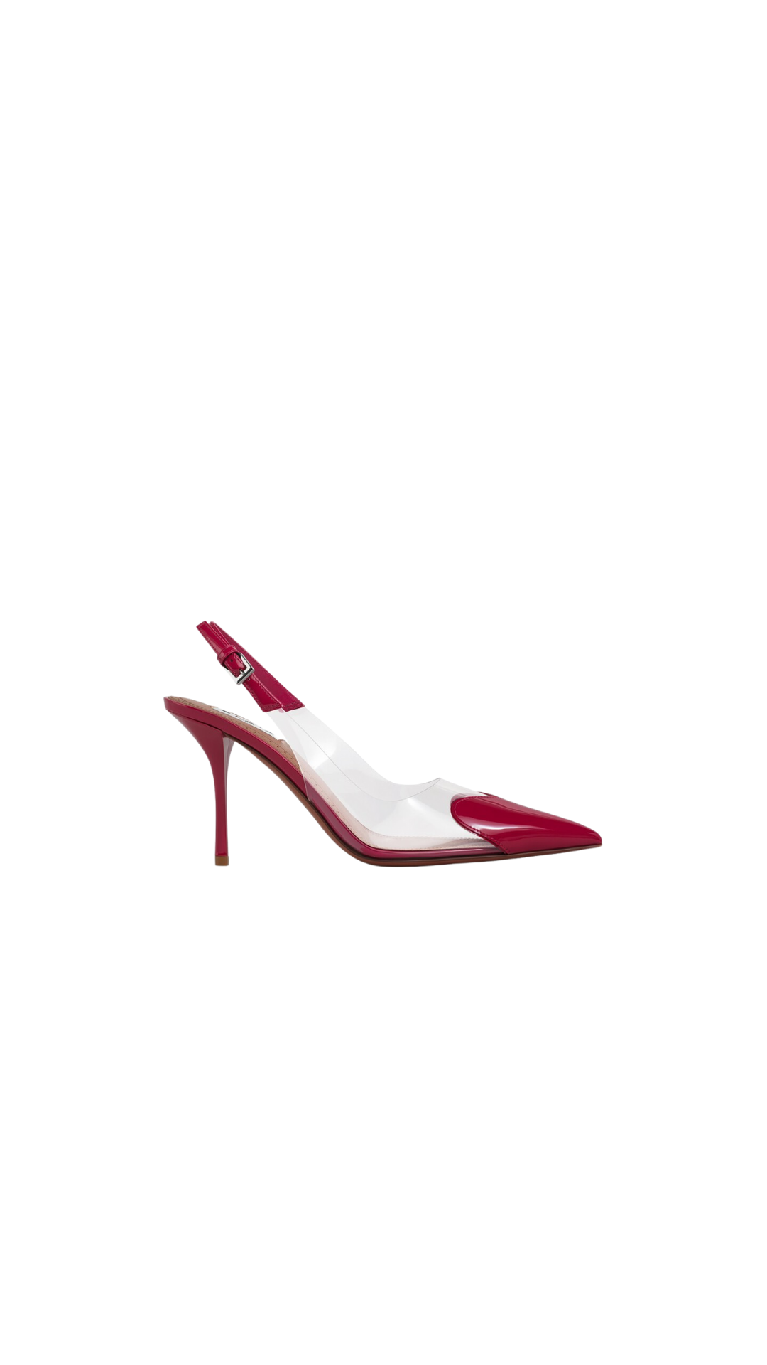 Zapatos de tacón Le Cœur en piel charol FRAMBUESA