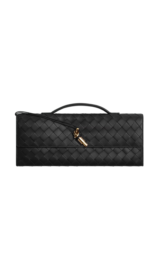 Andiamo Clutch in Black