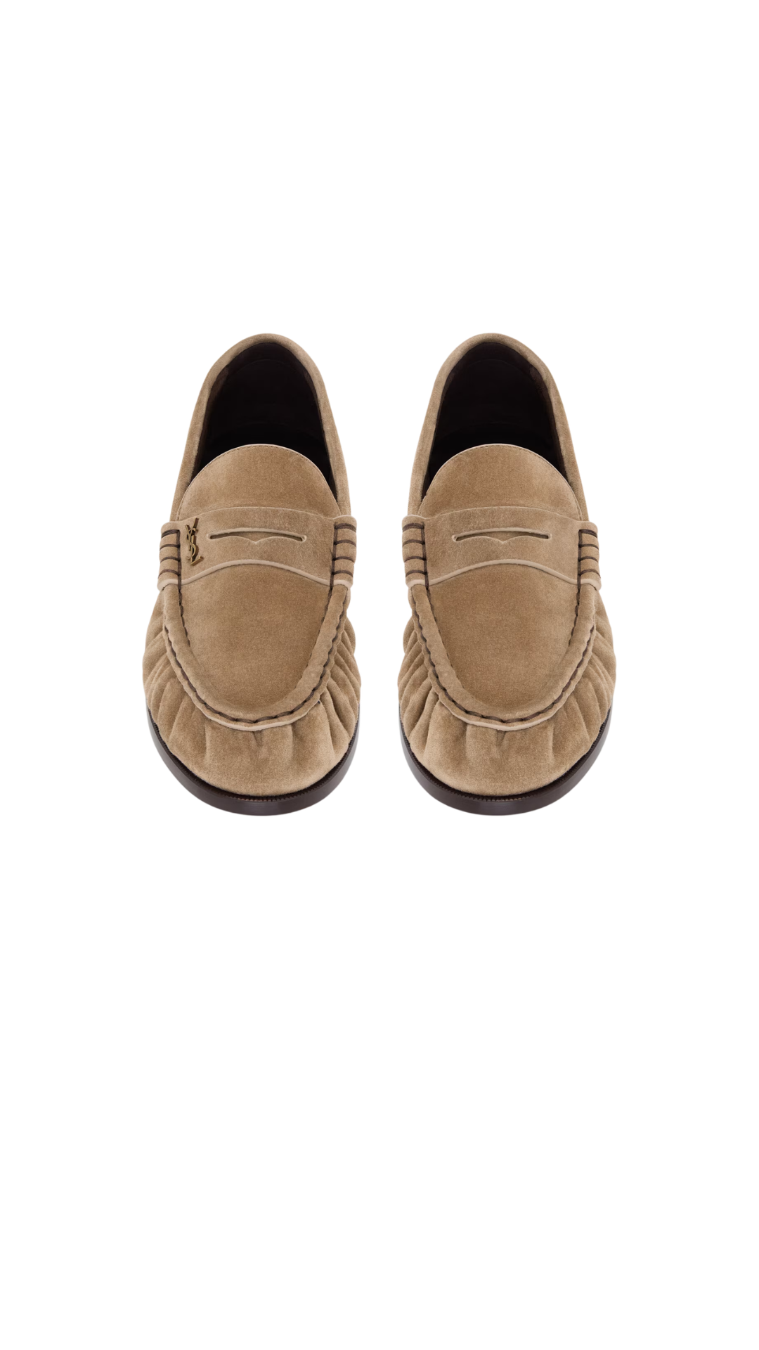 Le Loafer Supple in Nude Suede