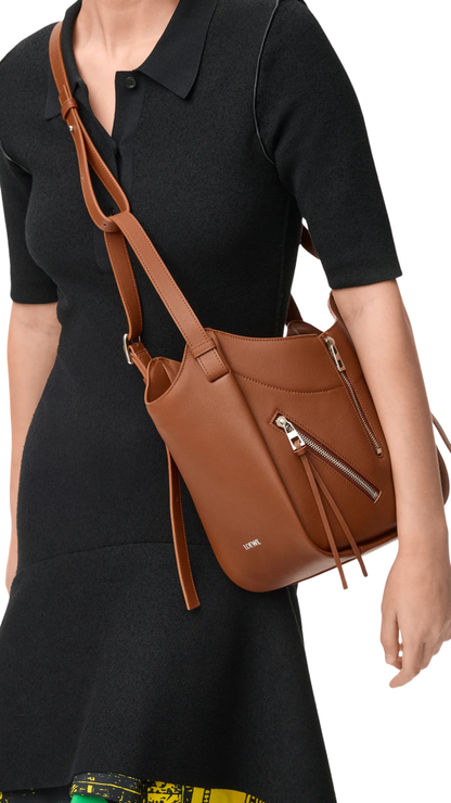 Hammock Flip Bag in Squirrel Classic Calfskin