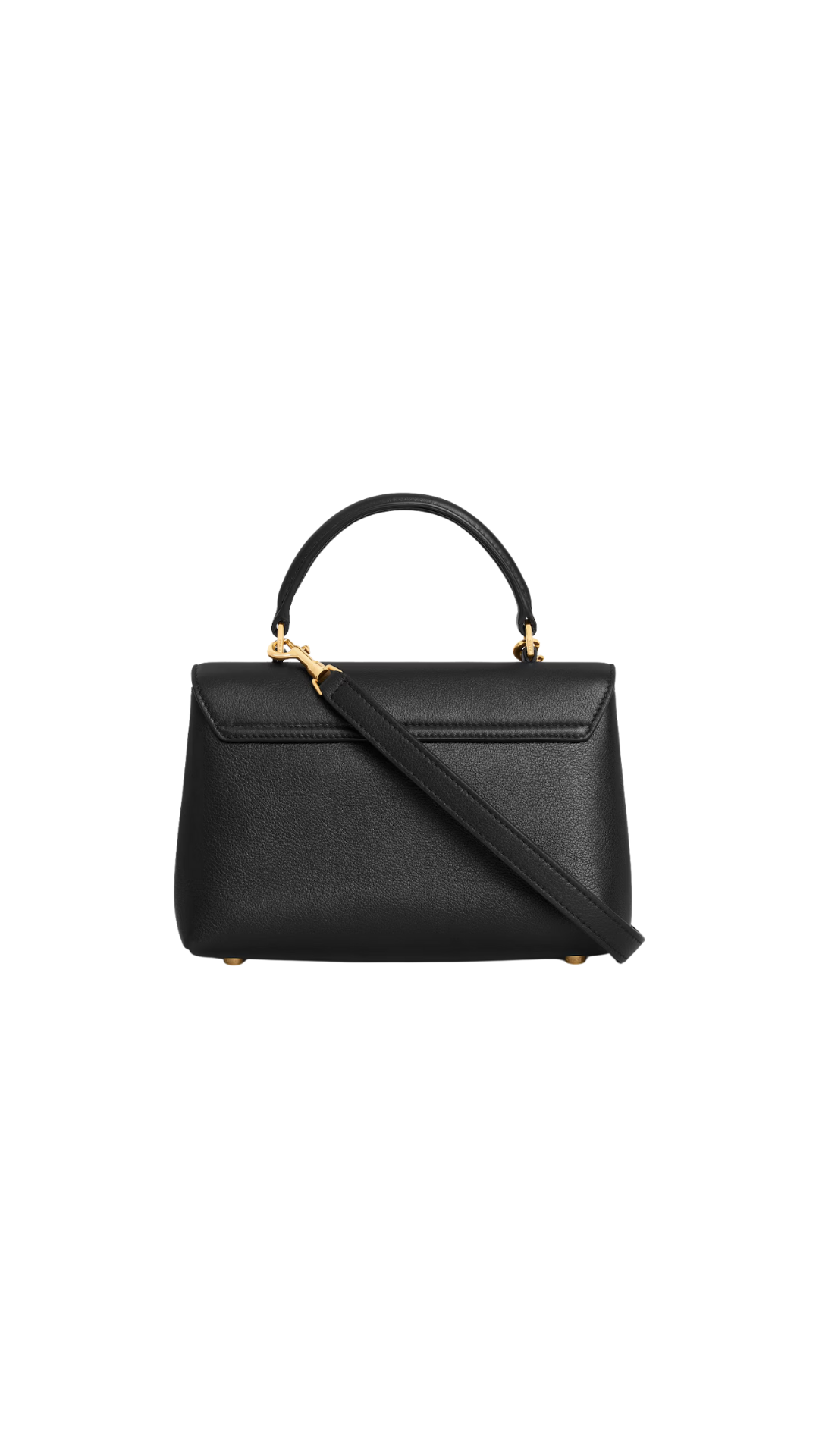 Teen Nino Bag in Black Supple Grained Calfskin