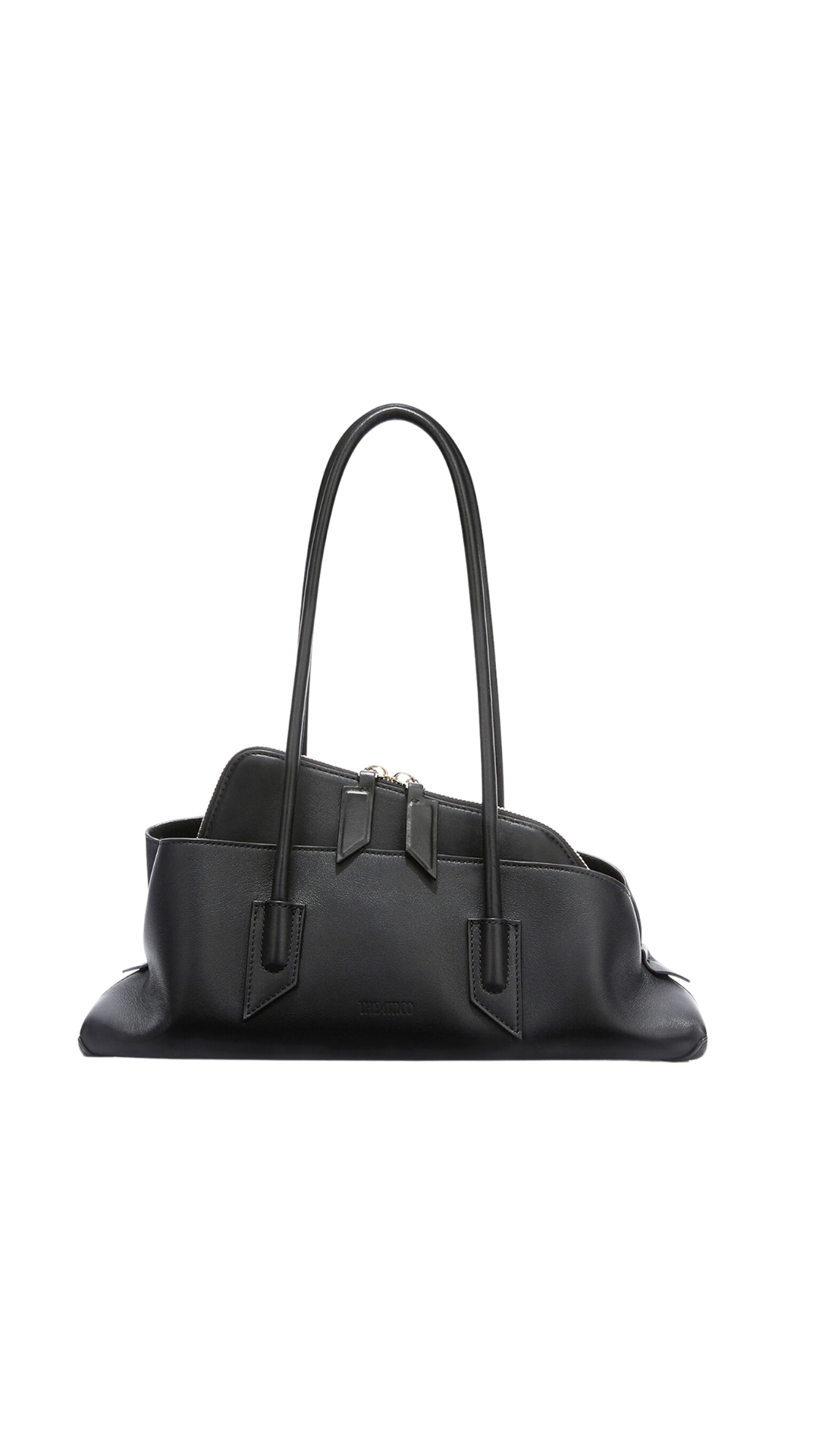 La Passeggiata Small Black Top Handle in Black