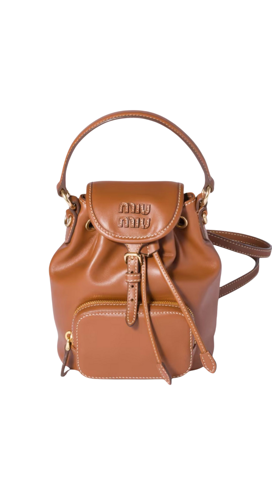 Mini Backpacks in Brown