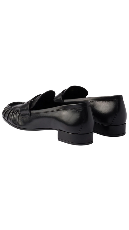 Leather Loafers in Black