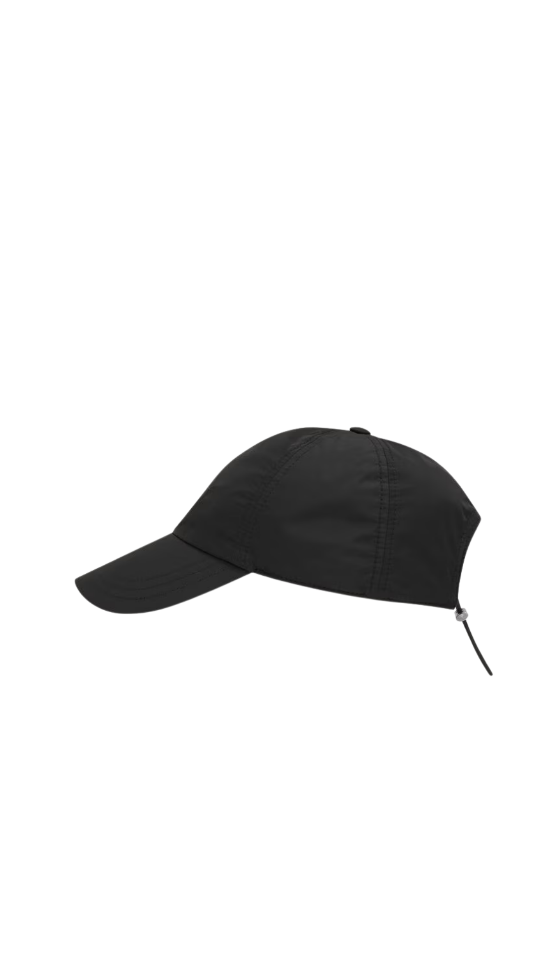 Saint Laurent Cap In Black Nylon