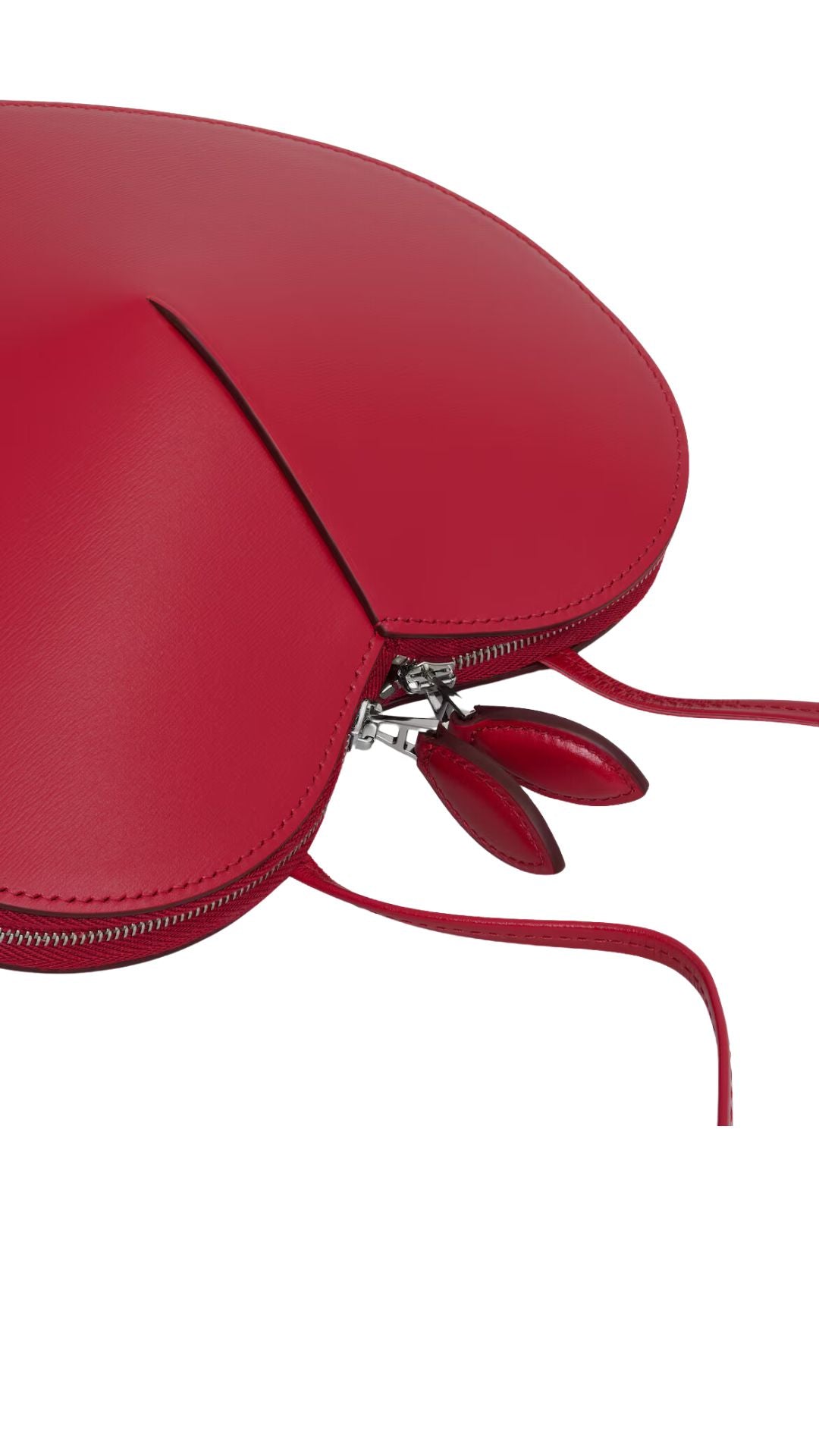 Le Cœur Bag In Calfskin in Lacquer Red