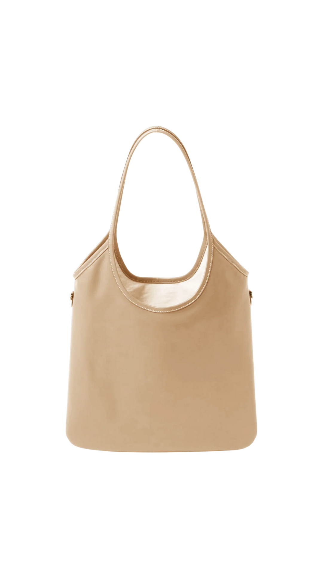 IVY Leather Bag in Sand Beige