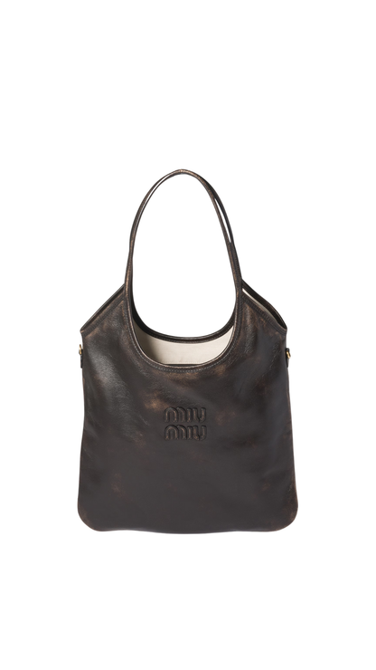 IVY Leather Bag in Coffee
