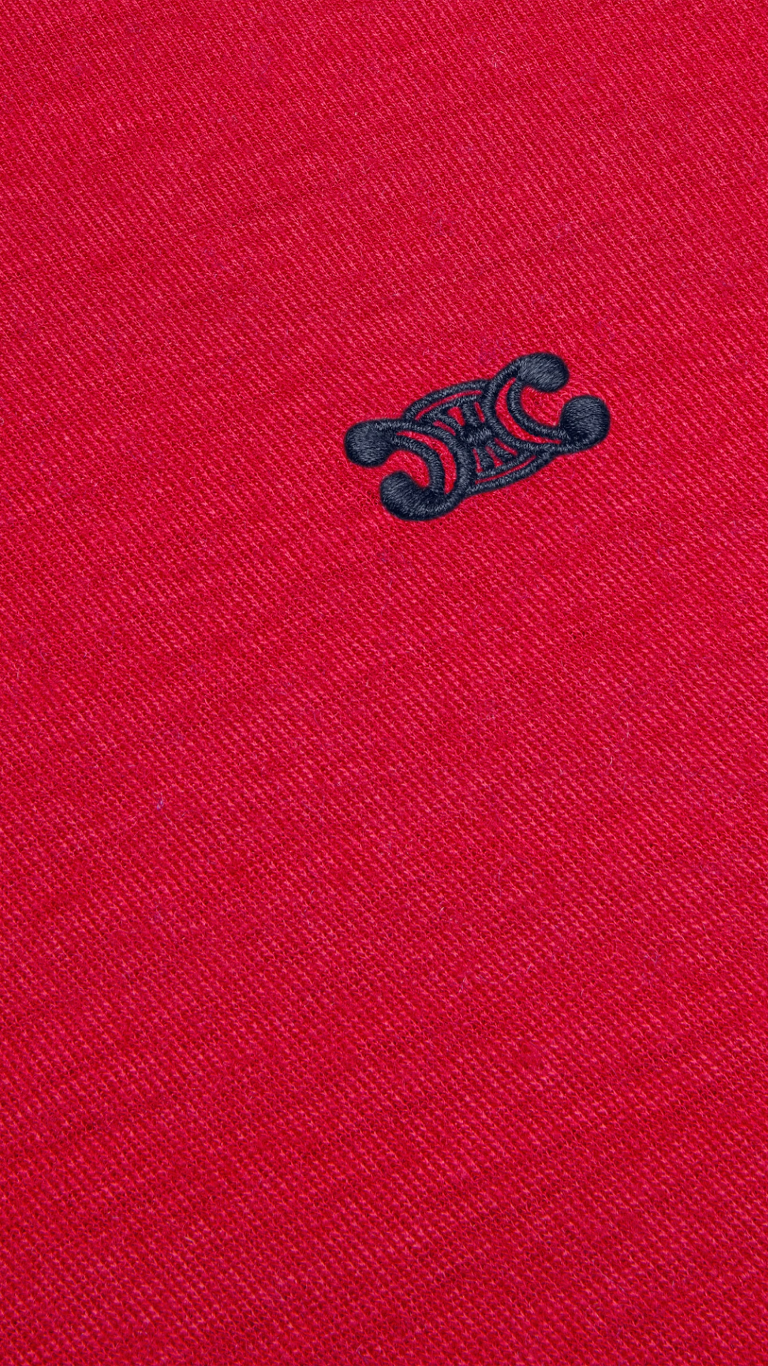 Turtleneck Top In Rouge Cerise/Navy Wool Jersey