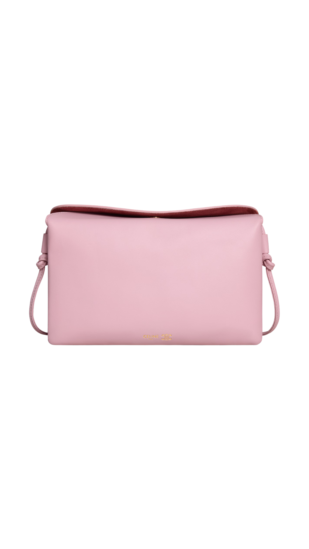 Trío Flap en Piel de Cordero Lisa Rosa Sucio
